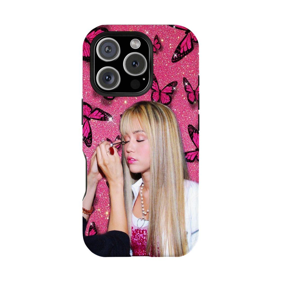 Hannah Montana Double-layer durable phone Cases For iPhone 17 16 15 14 13 12 Promax Pro Plus, hard shell protection ,Unique design,best Gift