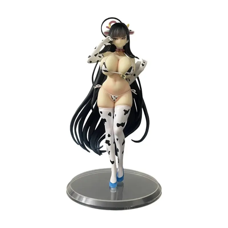 Beautiful Girl Gk Anime Figure Collection, Tsukimiyama Rion Cow Swimsuit Model, Collectible Handmade Dolls, Cute Figurines, Perfect Gift for Fans