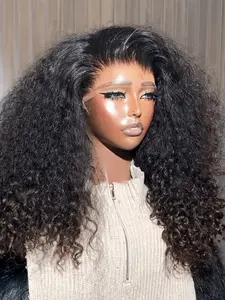 Summer Women's Wig, T-Part Lace Front, 180 Density, 26 Inches Long, No Glue, Super Small Curl, Soft, Breathable, Pre-Styled, Heat Resistant