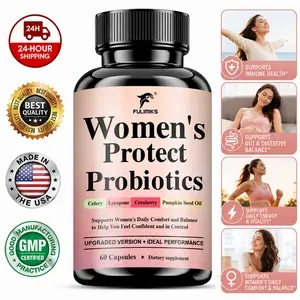 High Potency Probiotic for Women – 100B CFU Probiotic Blend + Cranberry, Celery, Lycopene, Turmeric, Olive Leaf & Noni, Pumpkin Seed Oil, Maca, Slippery Elm, Kacip Fatimah – Supports Bladder & Feminine Balance, Daily Feminine Health & Immune Support