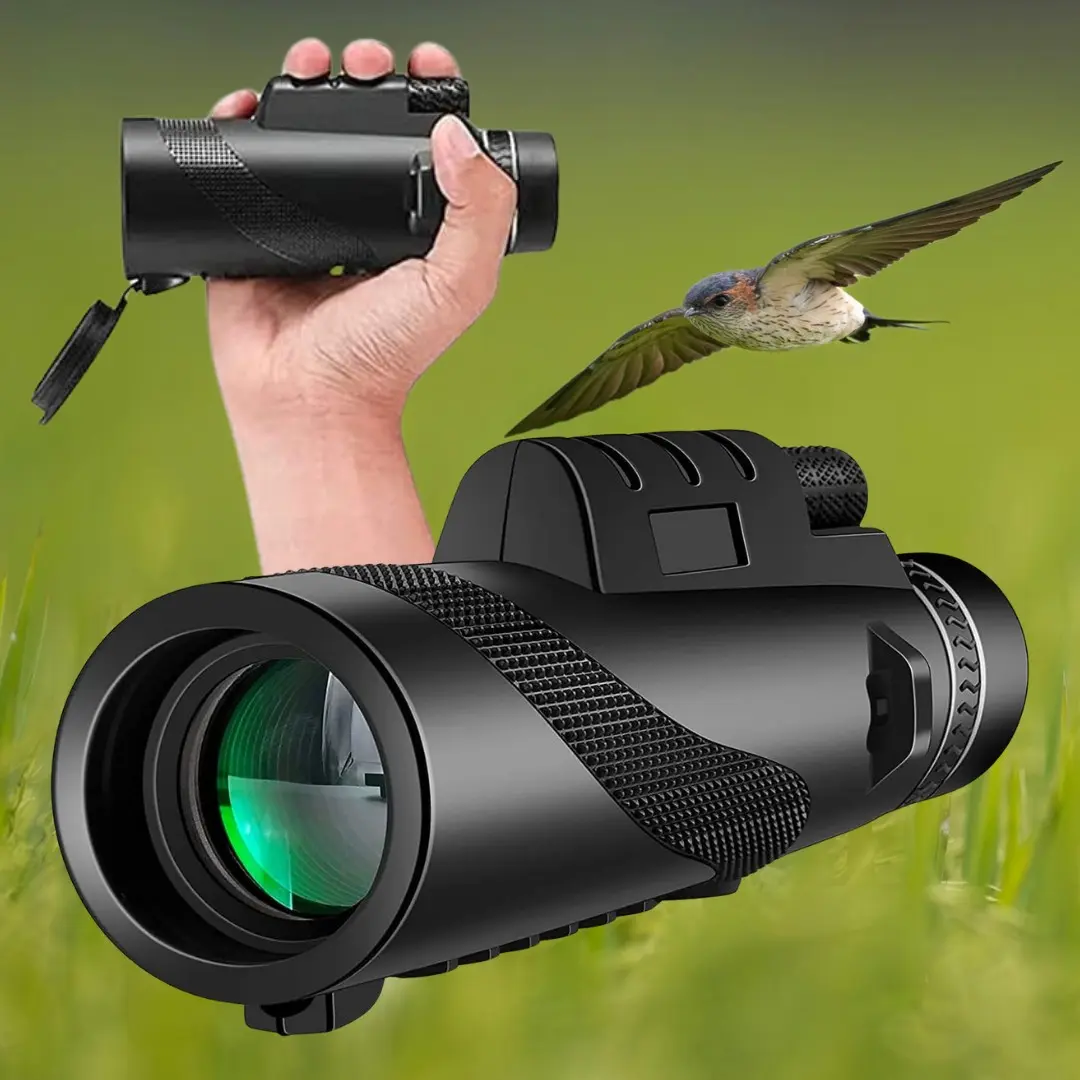 High Definition Monocular Telescope for Bird Watching, Concerts, Travel & Photography , Monocular-Telescope High Powered Monoculars High Definition for Adults High Powered with Smartphone Adapter Telescope Wildlife Bird, Outdoor Monocular Telescopes