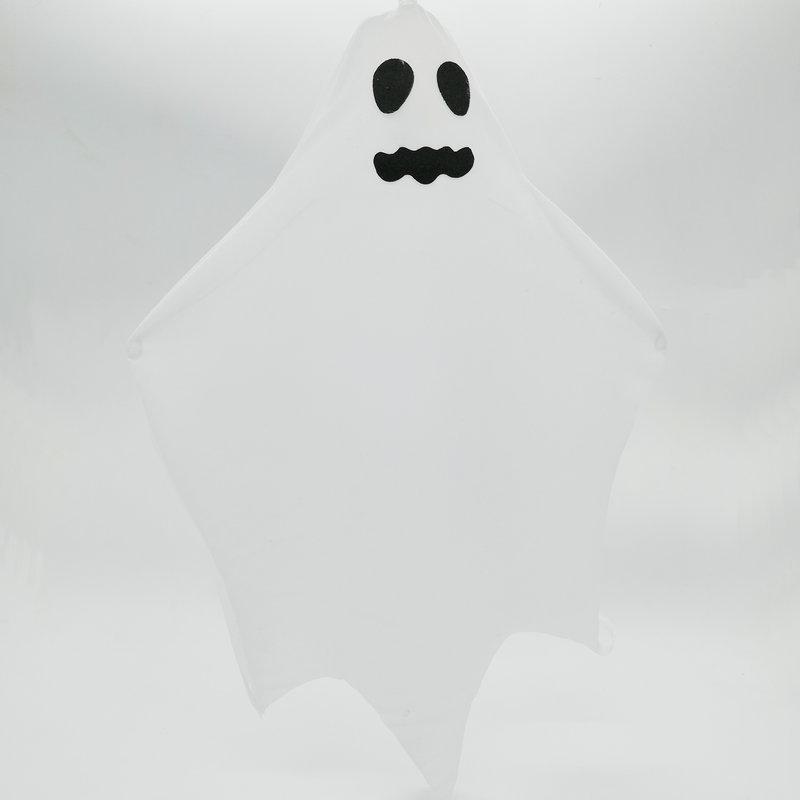 Manufacturer wholesale Halloween props, white ghost lights, decorative bar and haunted house decoration items, scary white ghost costumes