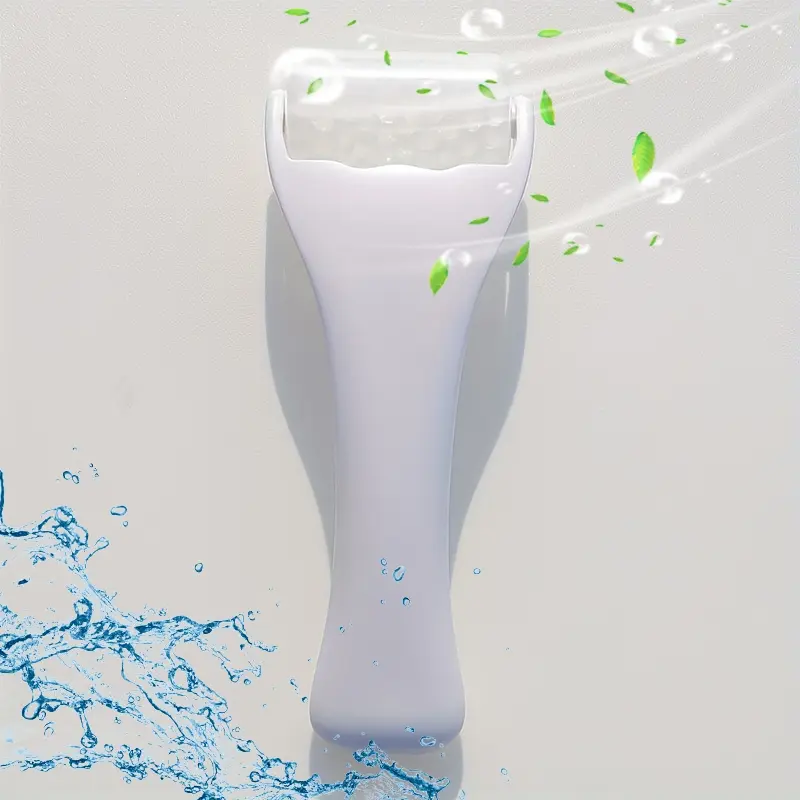 New face care gel ice roller, suitable for face, body, ice, hot compress to reduce wrinkles, lift face, reduce dark circles, reusable, easy to clean, holiday gift