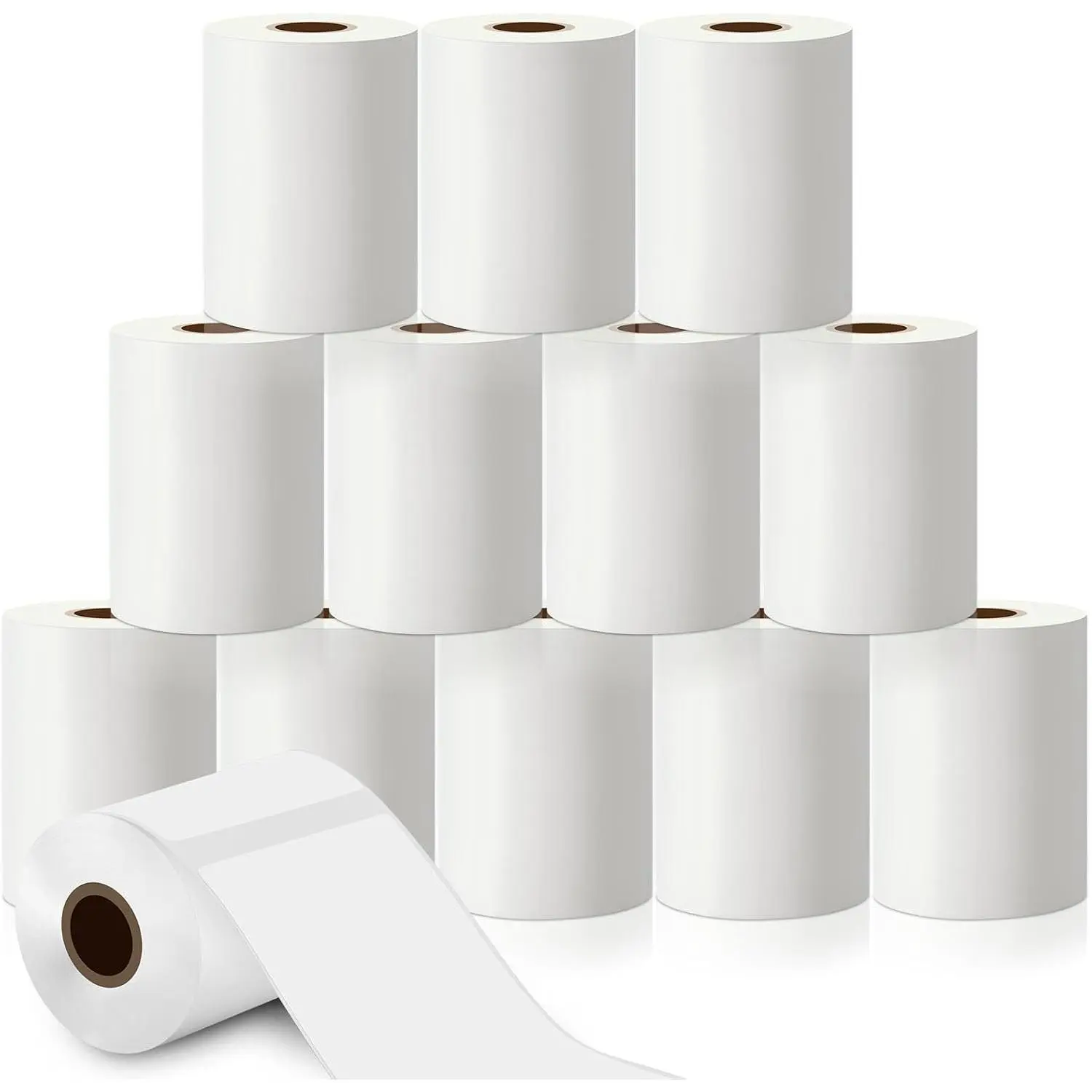 12 Rolls Printer Labels Adhesive Thermal Paper  Thermal Label Stickers Compatible with  M110 M221 M220 M120 M200 M110s Printer(White,1.97x 3.15 Inch)