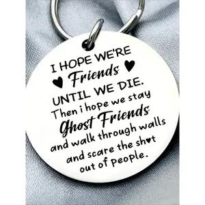 Friend Keychains Trendy Cute Keychain Pendant for Women Men Friendship Gifts for Soul Sister Bestie Gifts for Best Friend Birthday Gifts Keychain Cute Keychain Accessory Stylish Keychain