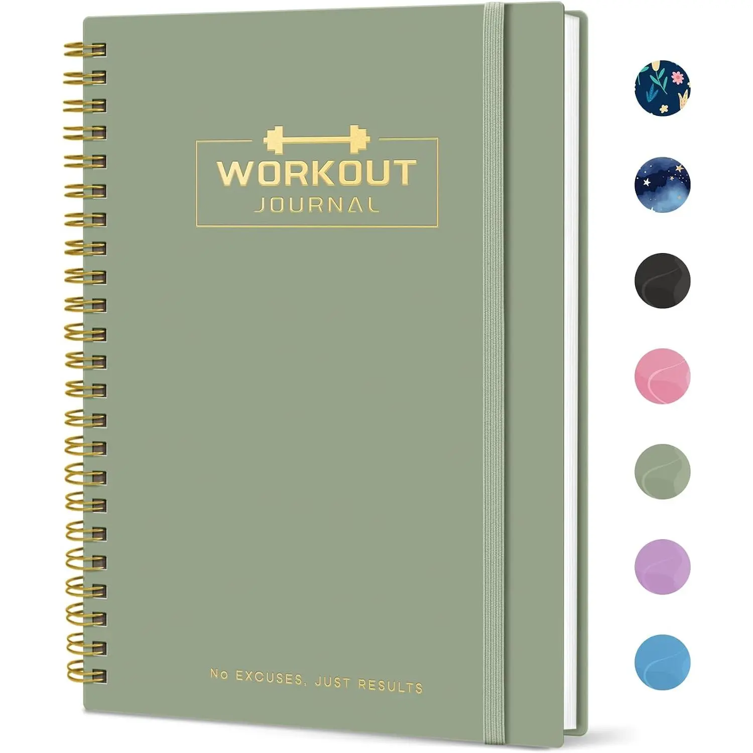 Fitness Workout Journal & Log Book for Women & Men, Fitness Planner | Workout Journal to Track Exercises, Record Progress and Achieve Your  Goals, 5.5" x 8.2", 160 Pages, Green