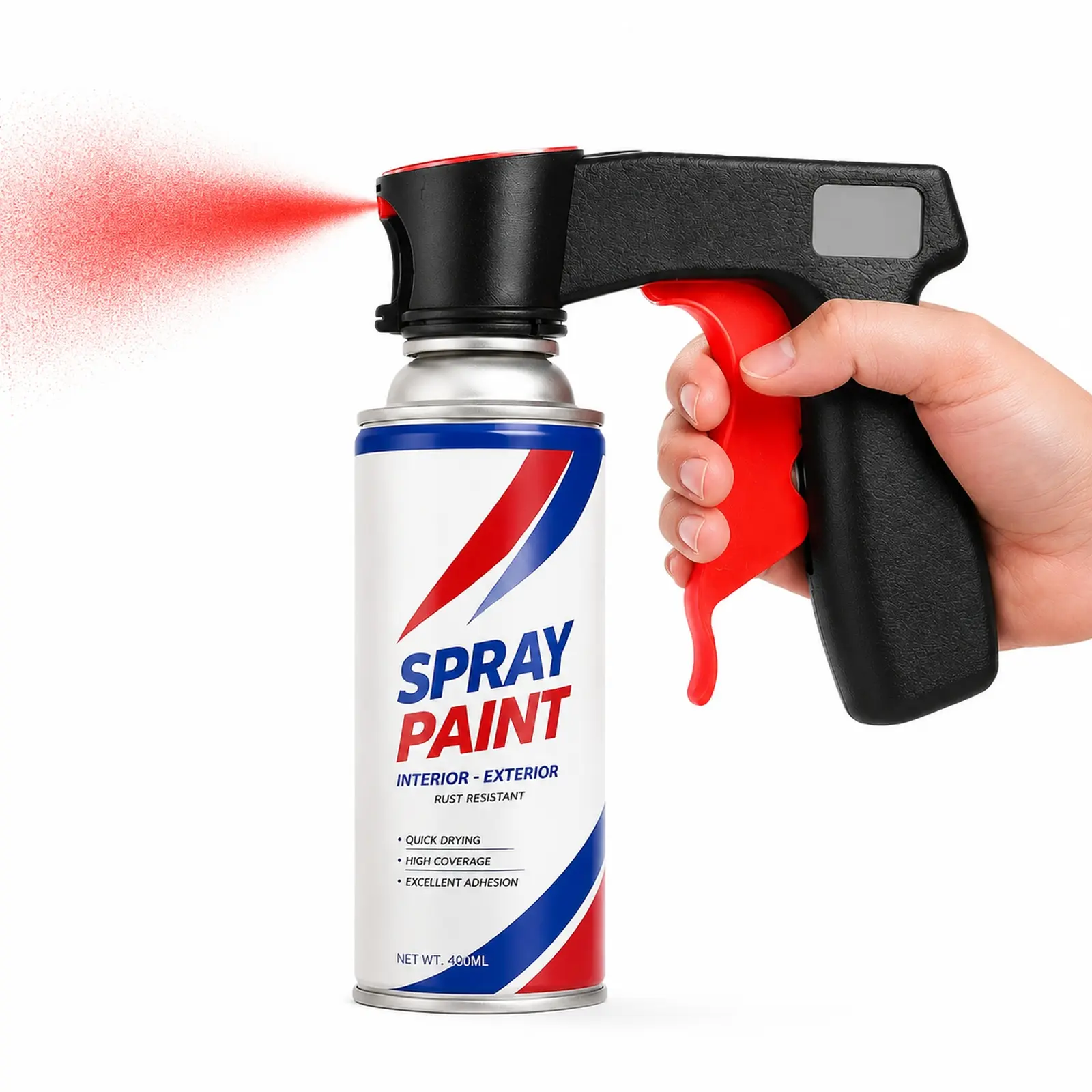 Portable Ergonomic Plastic Composite Comfort Grip Spray Gun Handle, Versatile Easy-Control Paint Sprayer Accessory for Smooth Coating, Auto Car Refinishing & DIY Surface Projects, Ergonomic Handle