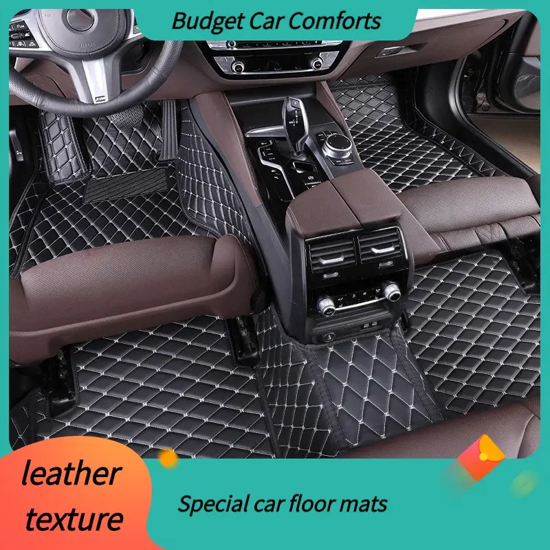 Leather PU Custom Car Floor Mat For Renault Megane 2 3 4 2011 2017 2018 2019 Non-Slip Waterproof interior Accessories