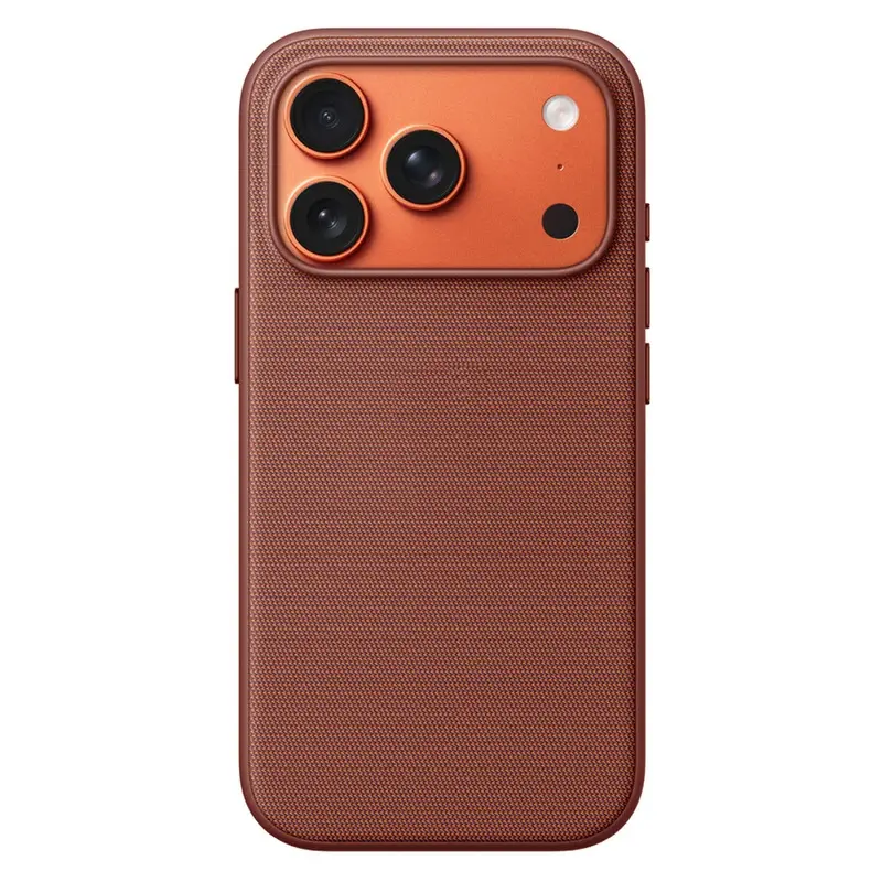 Luxury Woven TPU Smartphone Casing - MagSafe Shockproof Cover, 2800-Magnet Vintage Style, Multi-Model Durable Protector for iPhone 17Air/17/16/15/14/13 Pro Max Plus, Magnetic Fit Mobile Phone Accessory, Christmas Delight