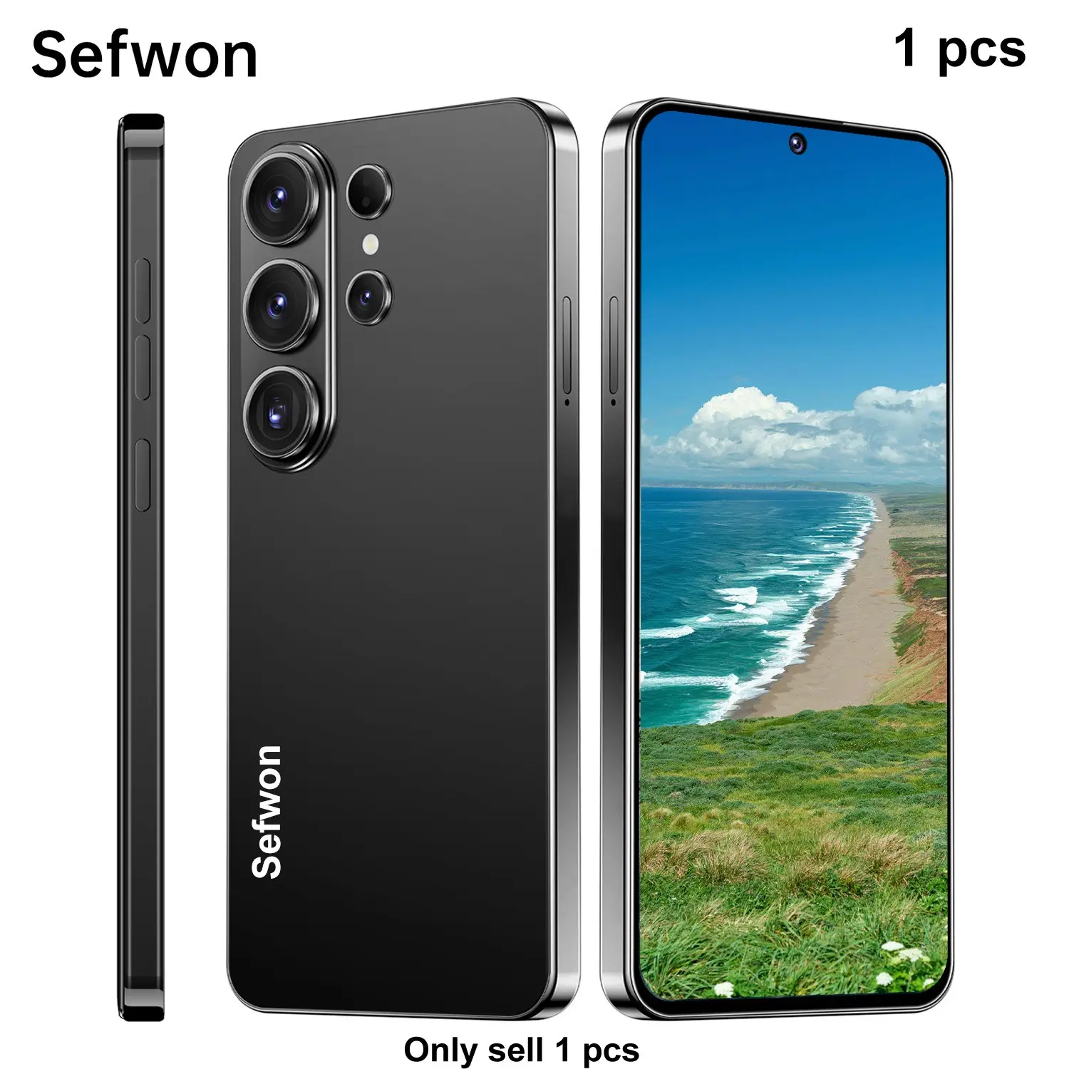 2026 New Sefwon Android Unlocked Smartphone, 6.56-Inch Screen, 3200mah Battery, Dual Sim, Octa-Core Cpu, 8mp+16mp Camera, 4g Network, Android 12