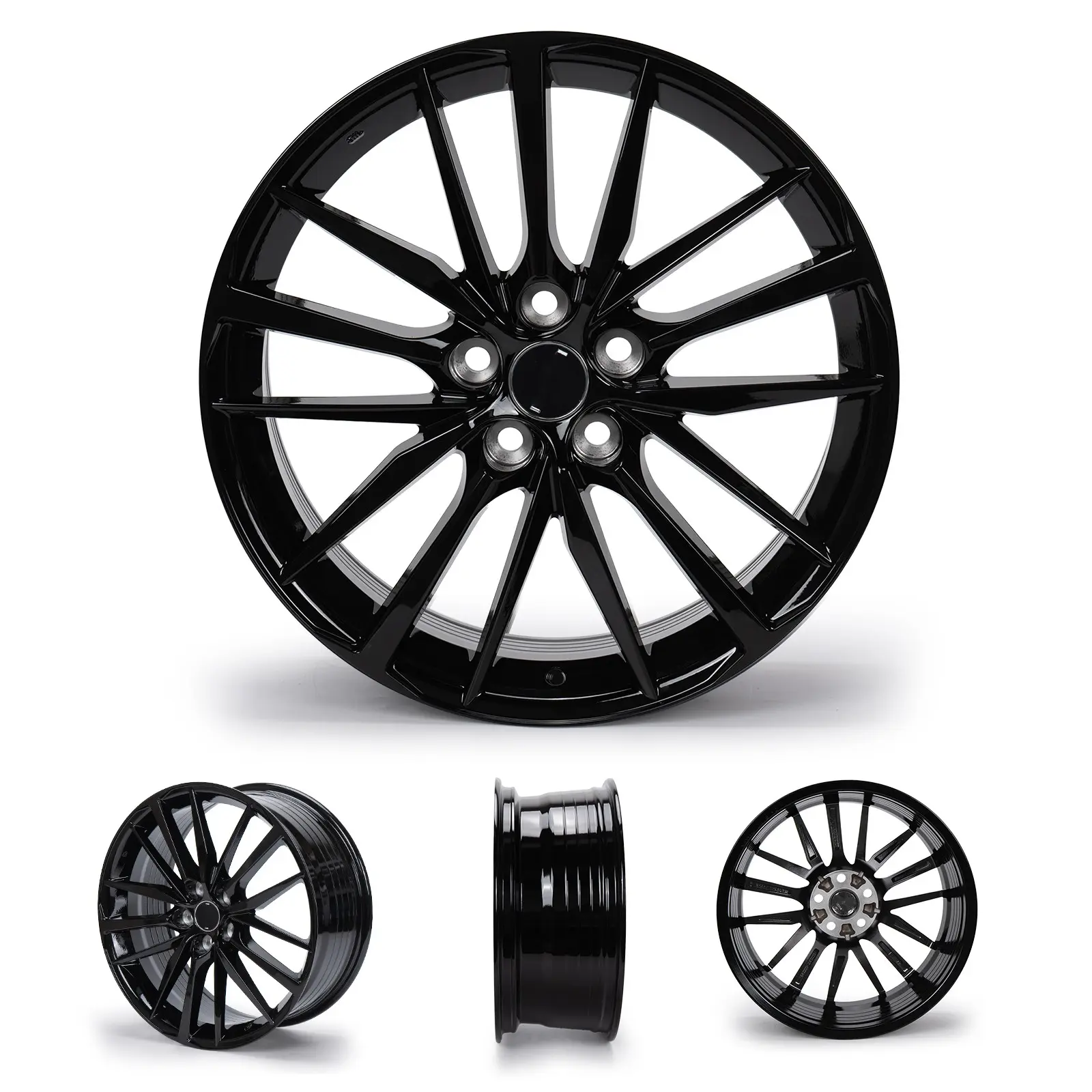 19" x 8'' OEM Design Replacement Rim For Toyota Camry 2018 - 2024 Wheel Black thread-on lug nut alloy wheel rim spec amarillo valve caps hub length wheels and tires lexan itires liberty forged wheels veritas forged Silverado Sierra Conical Lug Nuts Set