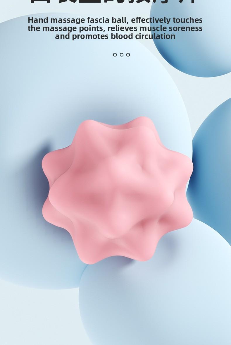 Fascia ball silicone lumbar and back muscle relaxation yoga ball neck and foot acupressure stimulation massage ball