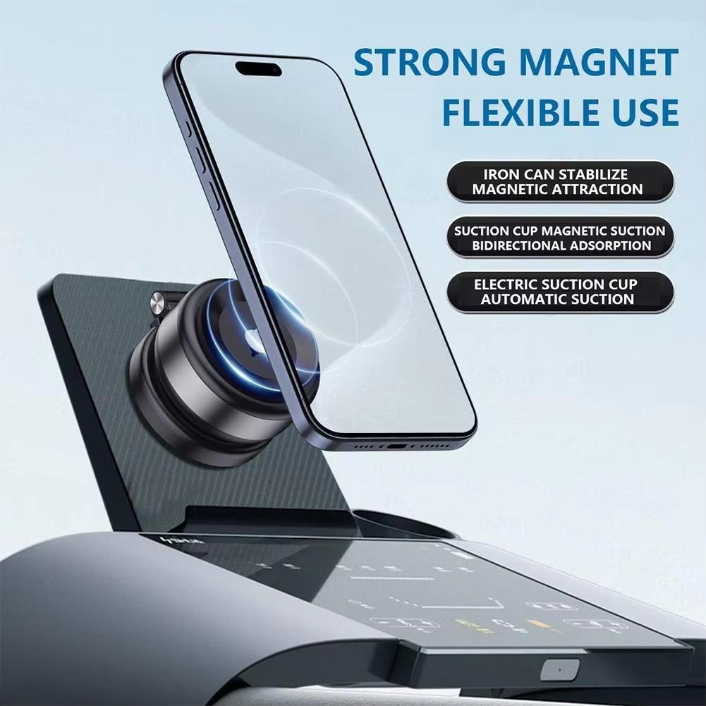 Magnetic Car Phone Holder, Foldable Magnetic Car Phone Stand, Durable Dashboard Phone Mount for Smartphones, Cell Phone Car Mount, Mobile Phone Accessories