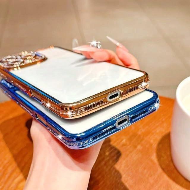 DarlingCase Glitter Bling iPhone 17 Pro Max Case with Diamond Camera Frame, Fits iPhone 15 Pro Max, iPhone 14 Pro, iPhone 13, Electroplated Clear Bumper Cover – Shiny Look, Stand Out Vibes (Purple)