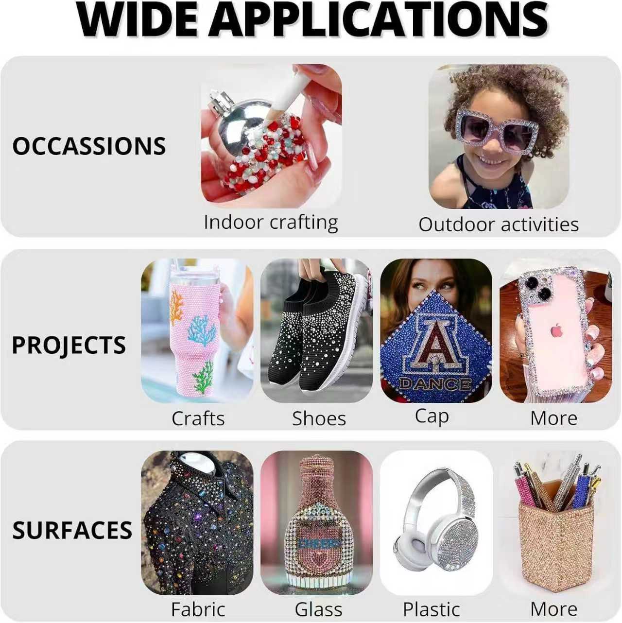 40-Color Ultimate Bedazzler Kit with 3mm Mixed Jelly AB Rhinestones Flatback Resin Gems| Includes Tools| DIY Bling Set for Shoes, Phone Cases, Tumblers & Nail Art Bedazzling Kit for Crafting Book