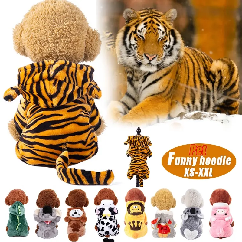 [DoDo]Dog Clothes Four Legs Transformed Flannel Puppy Clothes Pet Clothes baju anjing