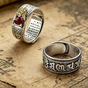 2-Piece Good Fortune & Wealth-Attracting Ring Set (Unisex): Designed to bring good luck and financial prosperity, attract wealth, and enhance blessings. Suitable for personal wear or as a business gift.