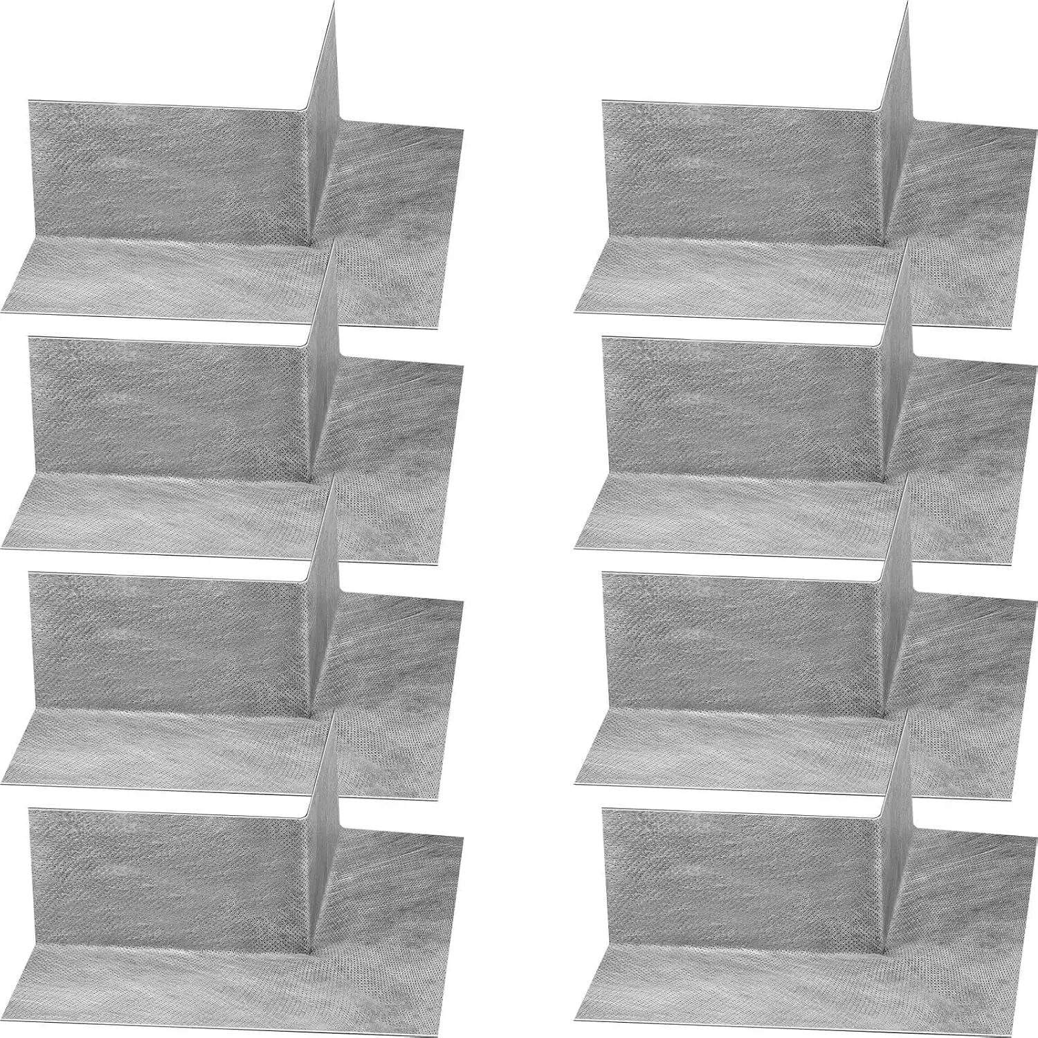 8-Pack Seamless Fit Outside Corner Waterproofing Membrane, Polyethylene Barrier for Shower Corners, Bathroom Bathtub Walls