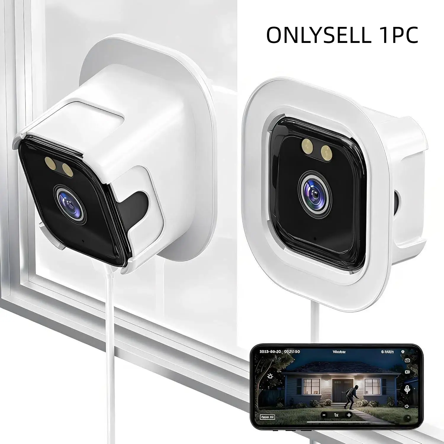 2k Window Camera, 5g & 2.4GHz WiFi Indoor Dome Camera, Full Color Night Vision, Motion Detection, Two-Way Audio, 24/7 Recording, Home Surveillance Camera, Wireless Security Camera