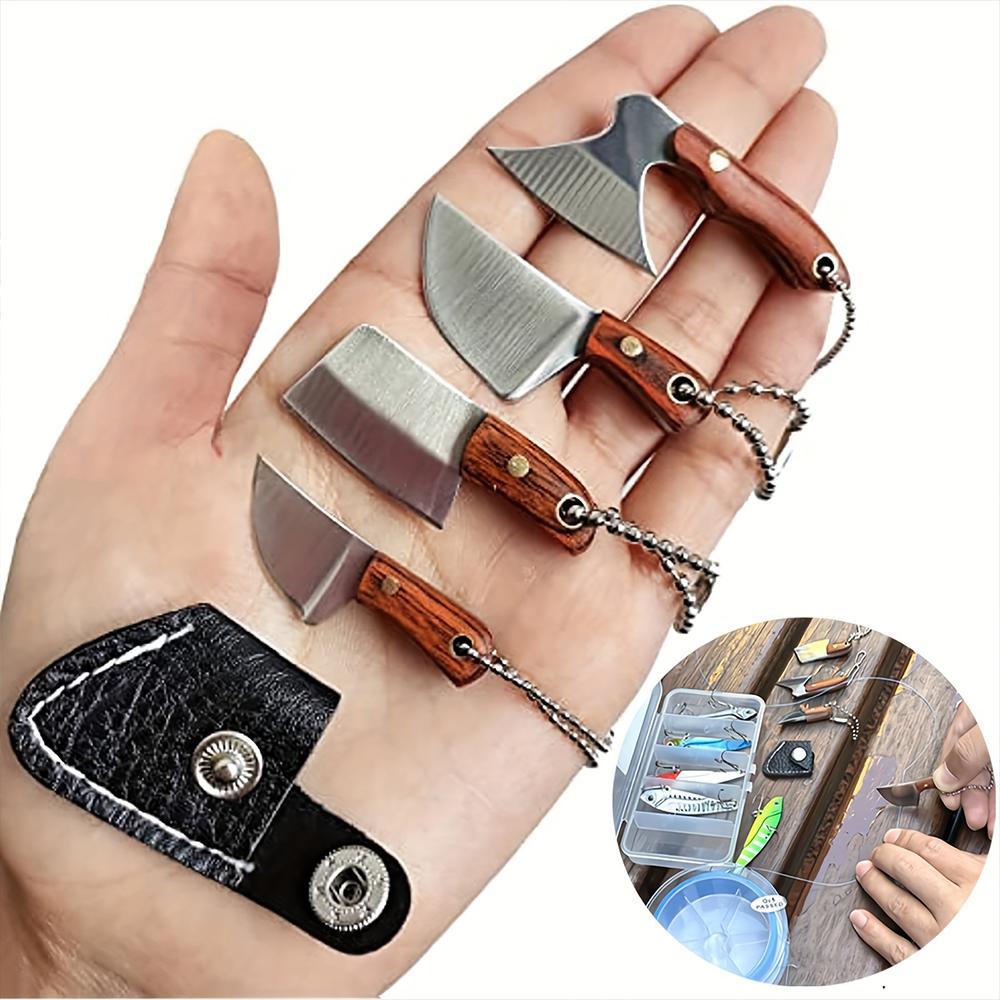 Pocket Knife Set, Including Knife & Knife Holder & Knife Blade & Knife Cover, EDC Knife Set for Outdoor Camping, Portable Multipurpose Knives