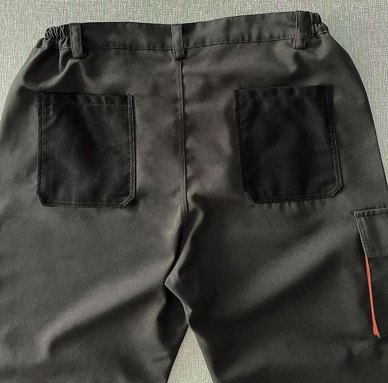 Men's Work Suit with Multiple Pockets Wear-Resistant for Car Maintenance & Work Safety Overalls Menswear Clothes Uniforms Workwear