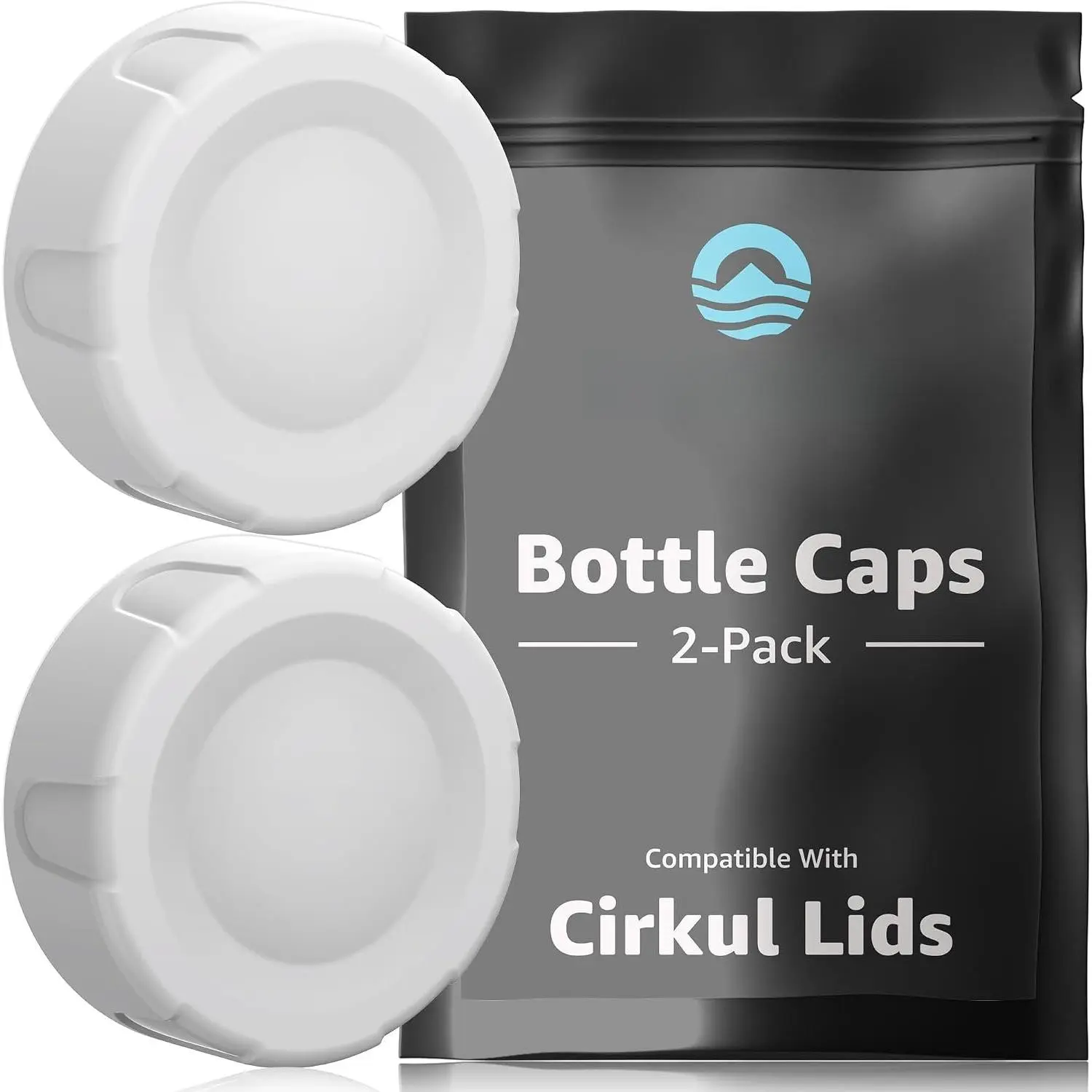 Bottle Caps | Compatible With   | 2-Pack |  Top Keep Dust Out Of Your Water Bottle | Leakproof Design