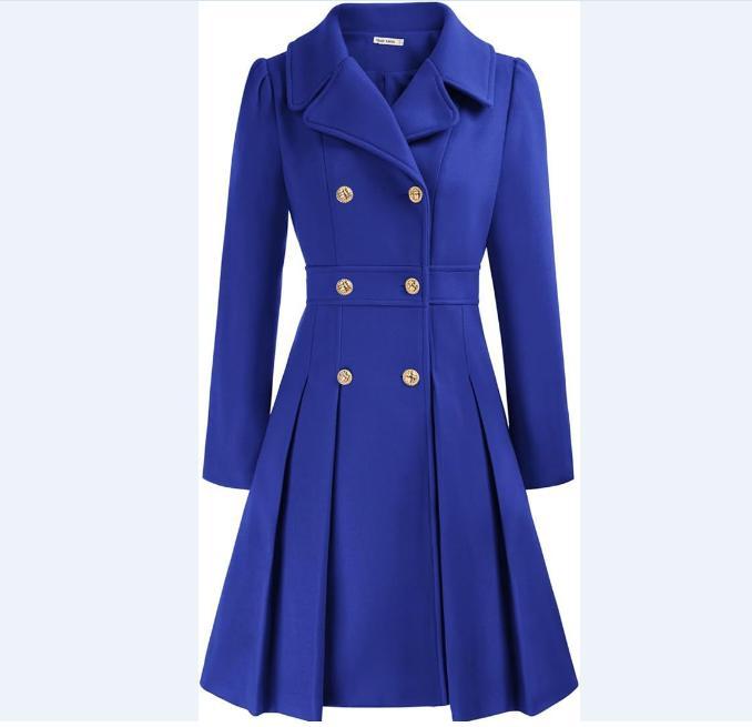 VVZ 2026 Spring New Arrival Women’s Simple Button-Up Long Coat – Classic Lapel Design with Pockets, Easy Everyday Outerwear for Autumn and Spring
