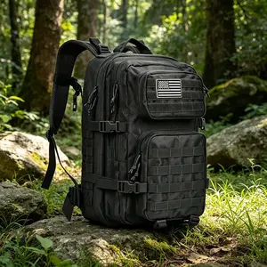 50L Outdoor Hiking Backpack for Men, Hiking Trekking Rucksack, Large Capacity Travel Bag, Waterproof Multifunctional Sports Backpack, Ideal for Adventures