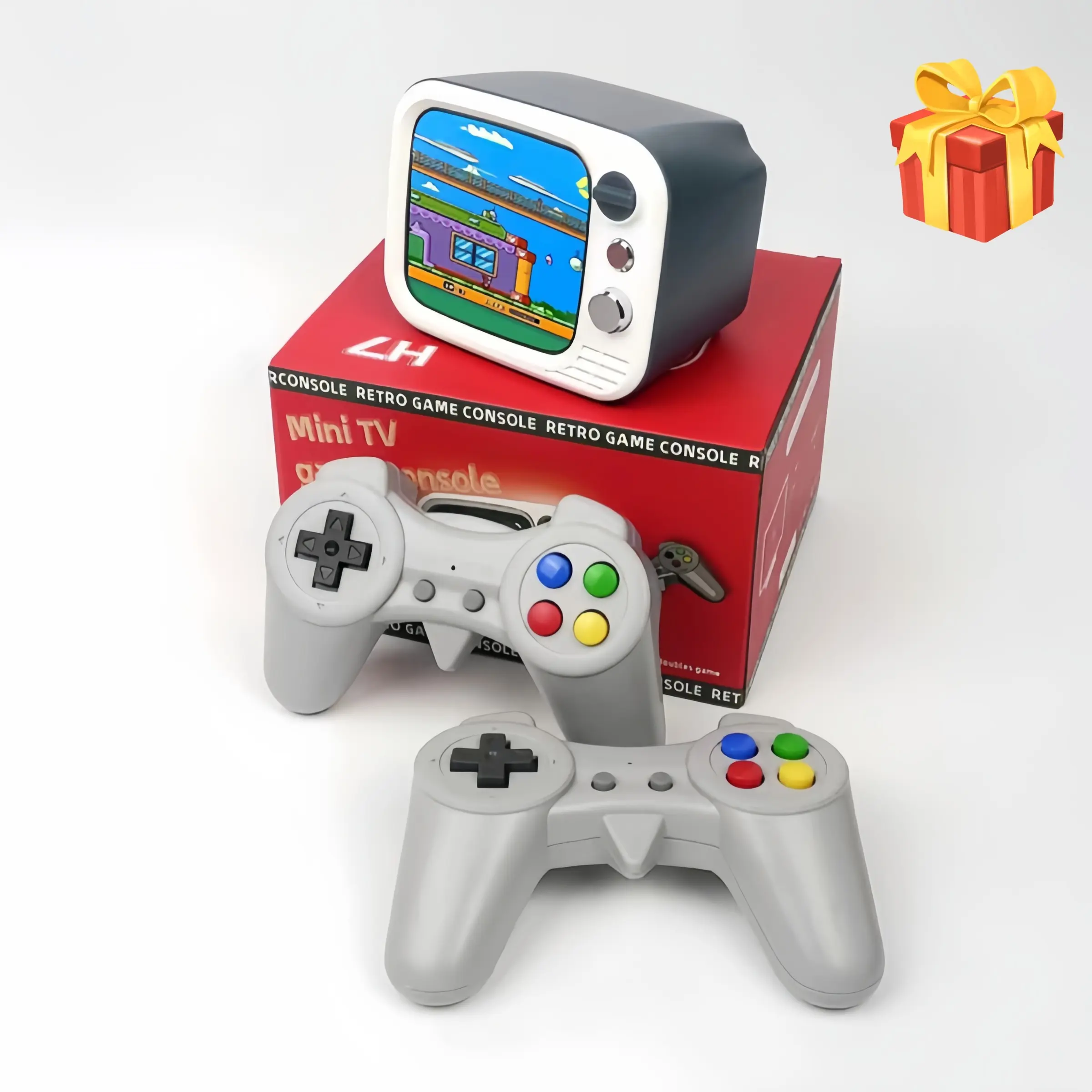 New H7 mini TV game console - Children's games, two-player battle, parent-child interactive games, 3.5-inch screen. Home game console, suitable for gift-giving during holidays, portable game system.
