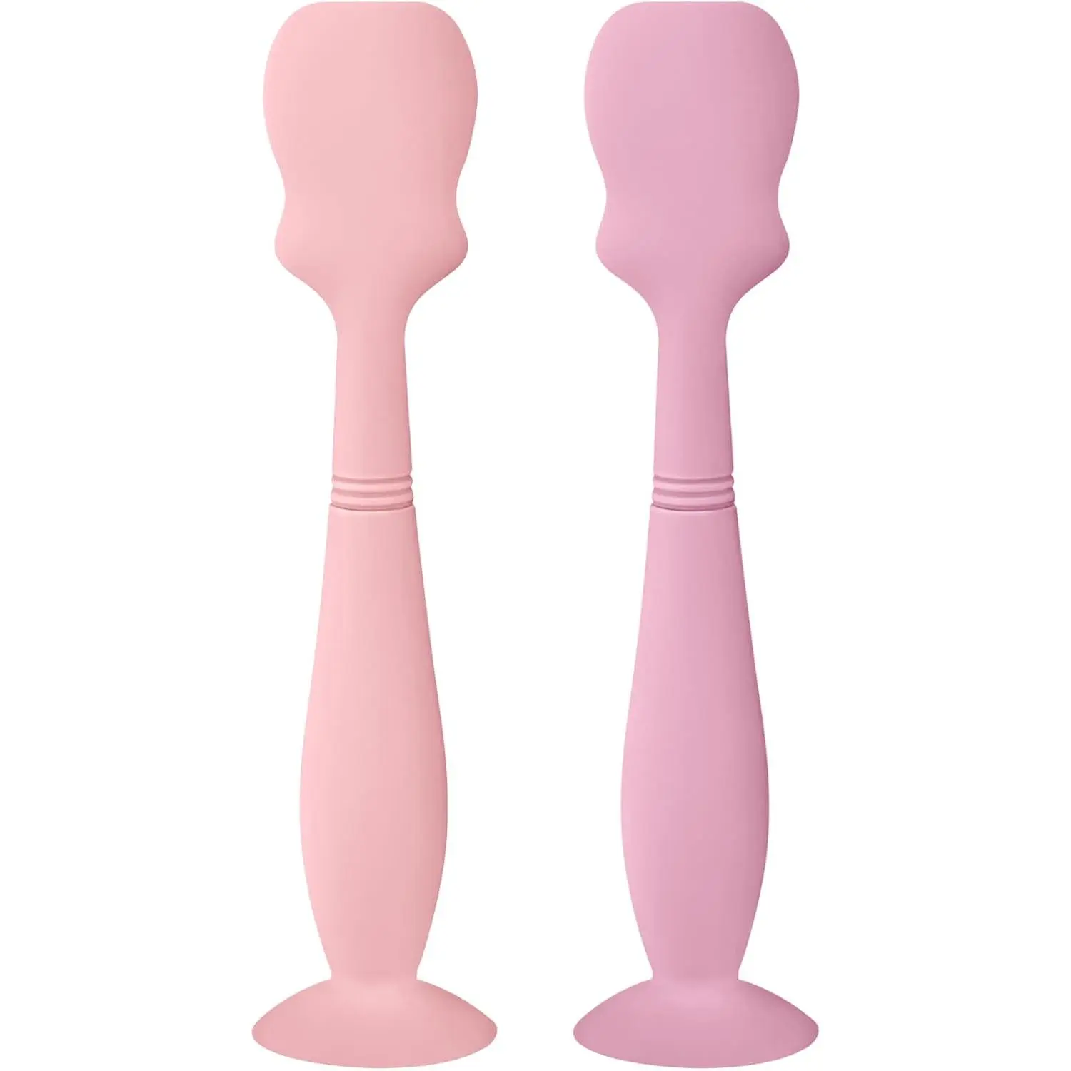 2 Pack Baby Diaper Cream Brush, Diaper Cream Spatula Applicator Silicone Baby Butt Paste Spatula  Babies, Newborn (Pink, Soft Lilac)