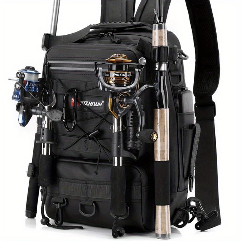One backpack to rule ALL your fishing trips. Large capacity + abrasion-resistant fabric + holds a full spinning combo. From shore to boat, it’s ready.