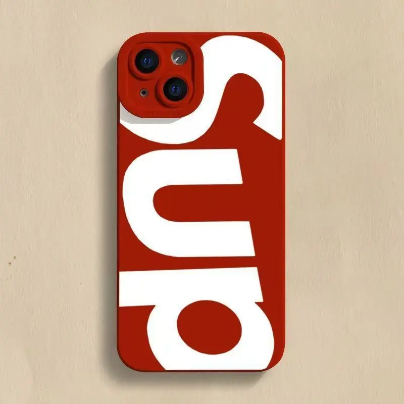 Trendy Letter Print Customized Smartphone-Cellphone Casing - Shockproof TPU Shell Protector for iPhone Series (17 Pro Max, 16 Pro Max, 15, 14, 13 Devices)