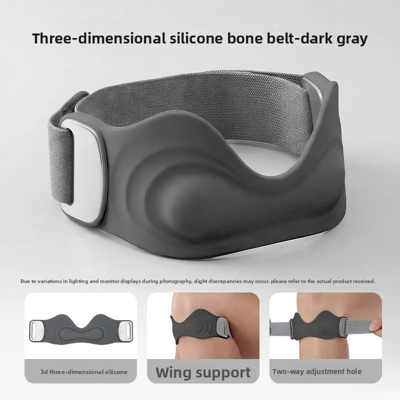 Secure-Fit Patella Knee Band with Adjustable Silicone Strap, Stabilizes Kneecap and Relieves Pain During Workouts and Activities