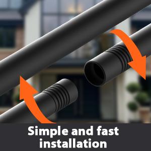 8Ft String Light Poles 4 Pack,Light Poles for Outside Lights,Outdoor with Fence Brackets Hanging Lights,Metal Stand Deck Patio Backyard 8Ft String Light Poles 4 Pack,Light Poles for Outside Lights,Outdoor with Fence Brackets Hanging Lights,Metal Stand Deck Patio Backyard