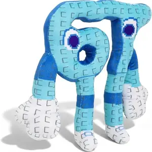 Digital 67 Plush Doll, Pixel Art Anime Figure, Soft Touch Decorative Ornament, Ideal Gift for Christmas, Birthday, Anime Fans, Home Decoration