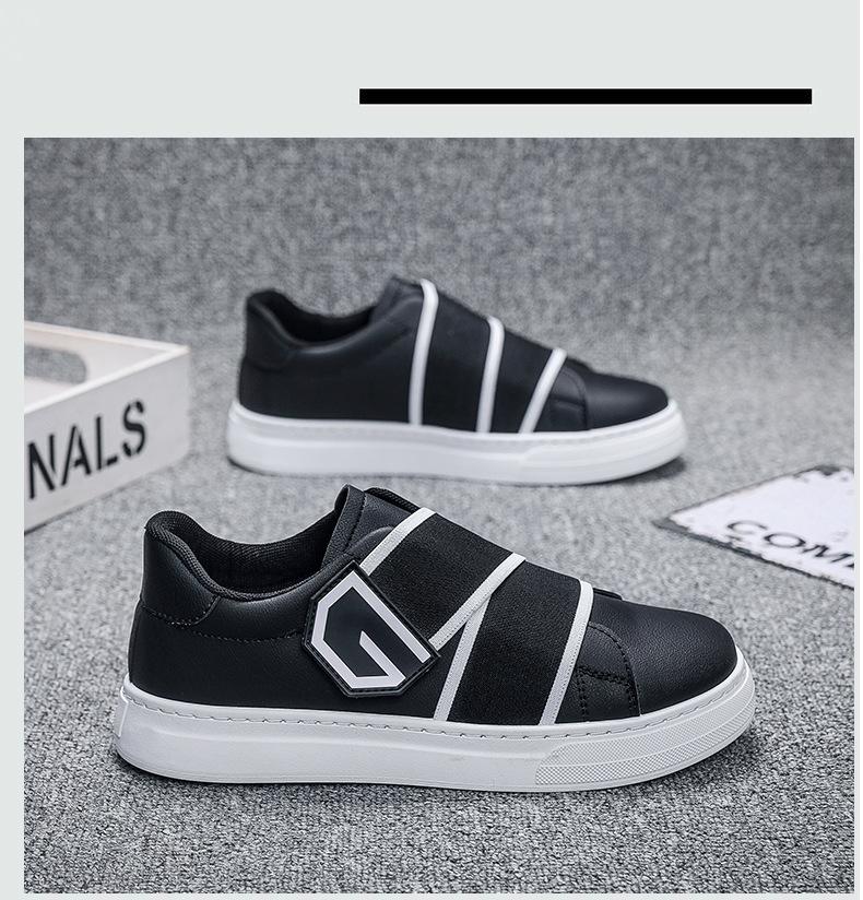 (New)Men'S Low-Top Sneakers - & Accent - Synthetic Upper, Cushioned EVA Insole - All-Season Everyday & Formal Shoes - Lightweight Rubber Outsole - Minimalist Laceless Closure - Urban Streetwear & Office Footwear - Easy-Clean Casual Shoes for Men