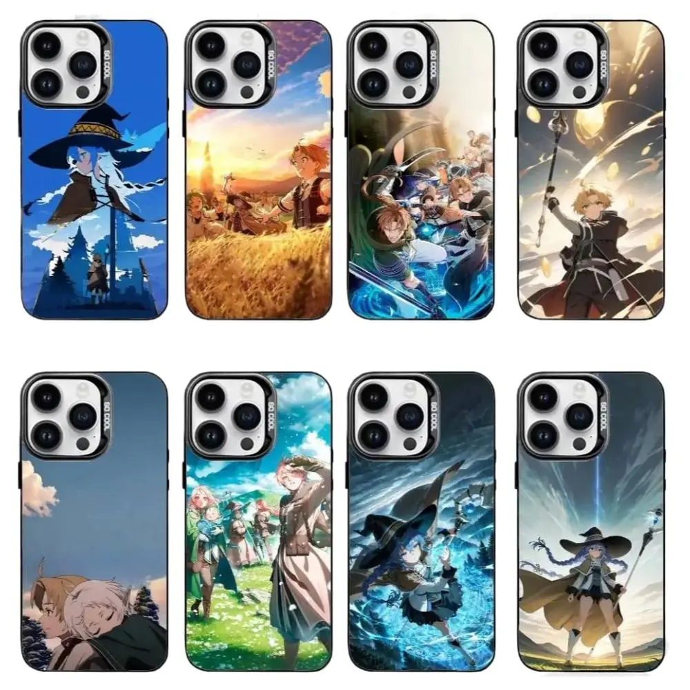 Anime Mushoku Tensei Phone Cases For iPhone 17 Promax Pro Air 16 Plus 15 14 13 12 11 Black Matte Shockproof Protective Cover Perfect Christmas Halloween Birthday Gift