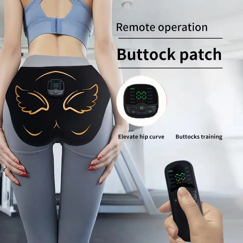 EMS Hip Trainer, Lightweight Material, Best Results When Lying Down, Suggest 6 Cycles for Glute Muscle Stimulation, Skin Tightening, Shaping  Charging fee