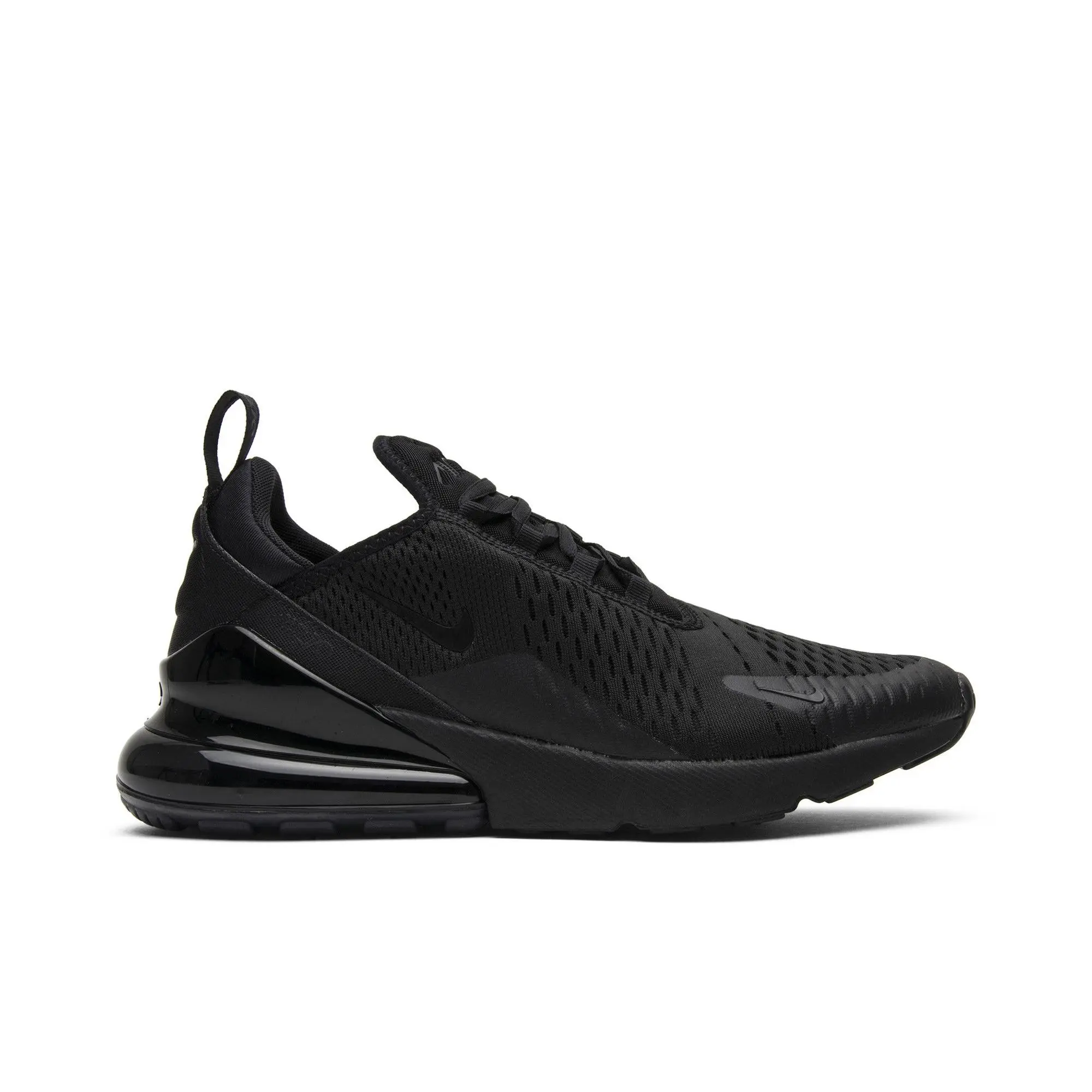Nike Air Max 270 'Triple Black' (Unisex) Black/Black-Black running shoes AH8050 005