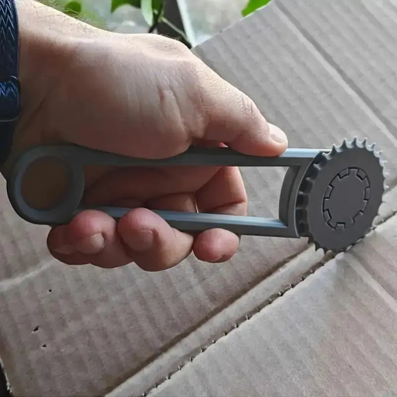 Adjustable Handheld Cardboard Box Punch Tool, Plastic Puncher, Cardboard Hole Punch for DIY Crafts, Artistic Endeavors, Art Projects, Card Making, Strong Structure, Card Punching Machine
