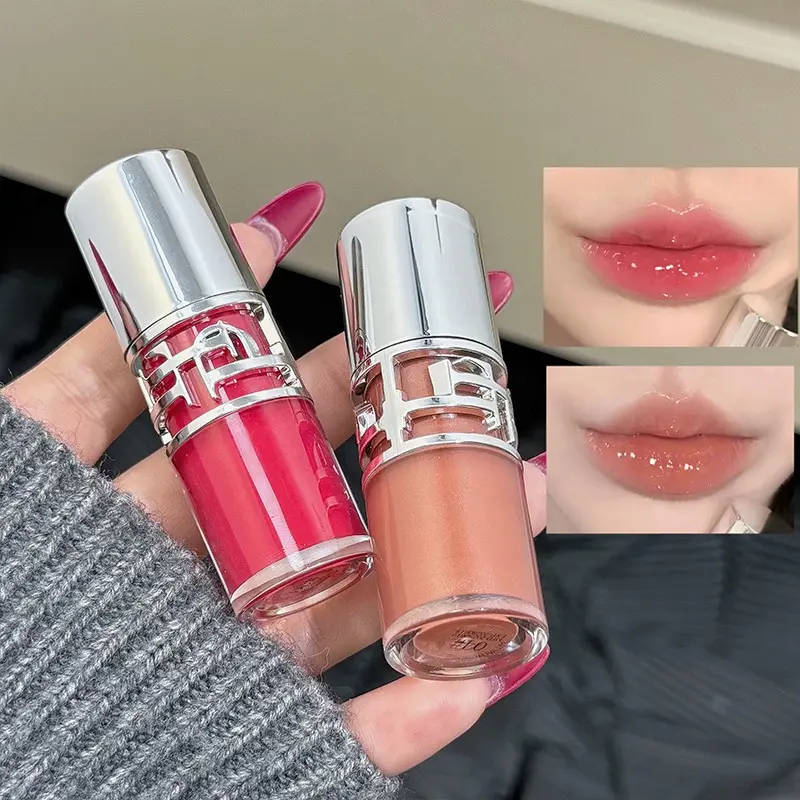 Mirror Shine Lip Gloss with Fine Glitter, Moisturizing Glass Texture, Hydrating Full Lips, Suitable for Natural Daily Makeup, Long Lasting Lipgloss
