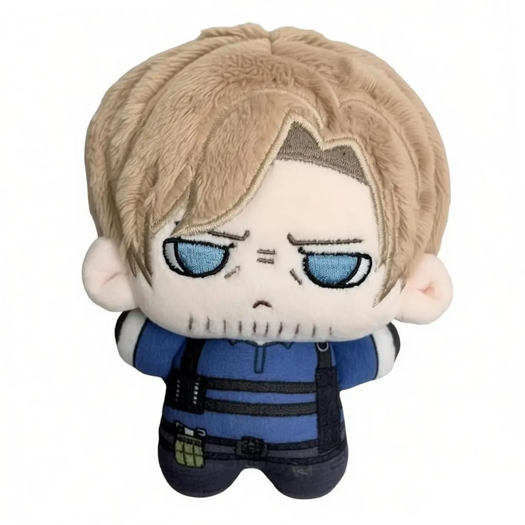 2026 new hot item 10cm Resident Requiem Leon.Scott.Kennedy Plushie Anime Leon Figures Cosplay Dress Up Cotton Plush Doll Toys Pendants Keychain