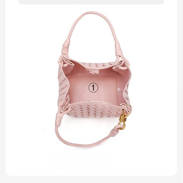 M6193 Women's Fashion Hand-woven Portable Tote Bag 2026 New Personalized Shoulder Crossbody Parachute Bag