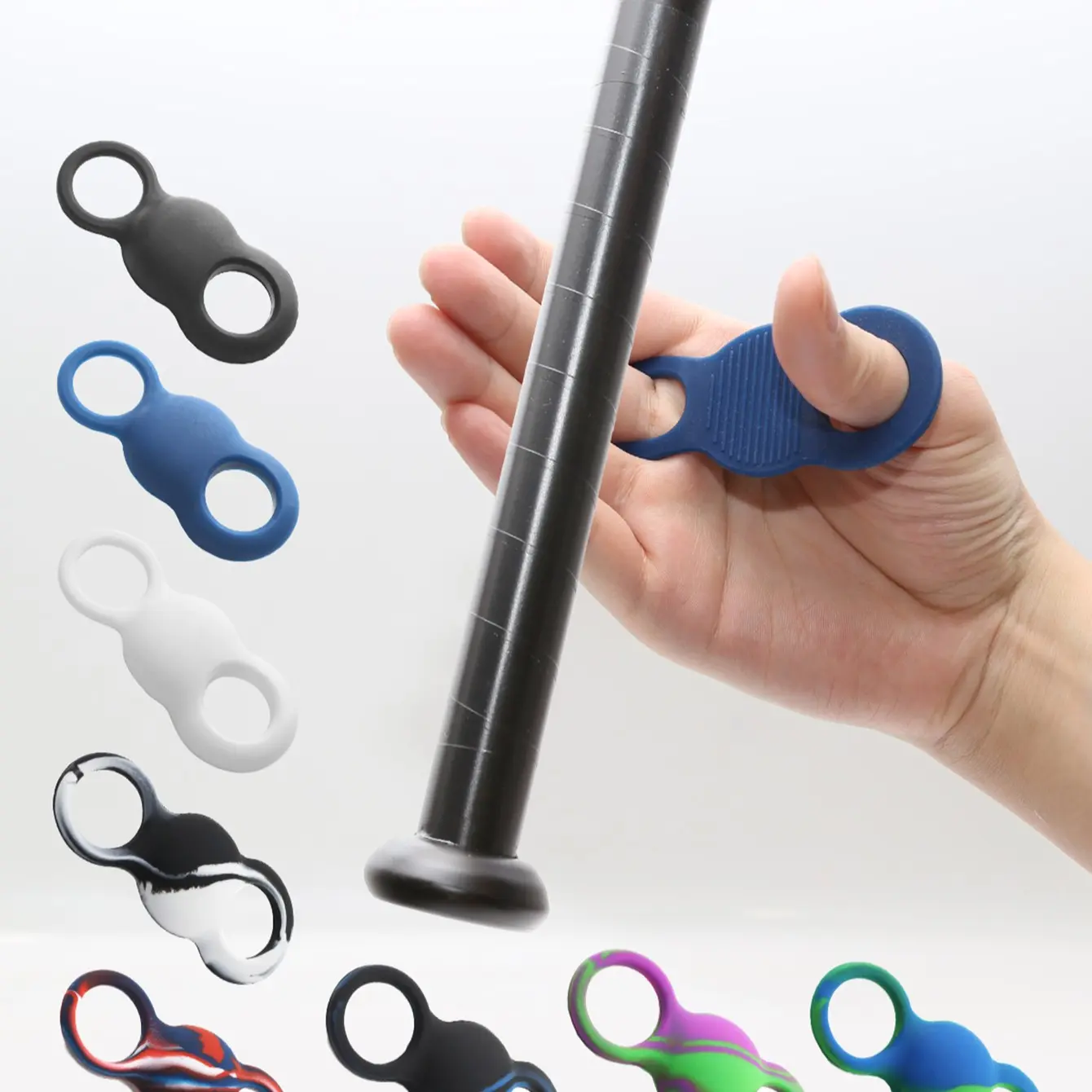 1 Piece, Baseball & Softball Multi-Color Thumb Protective Guard, Comfortable Bat Grip Wrap, Swing & Hitting Training Aid