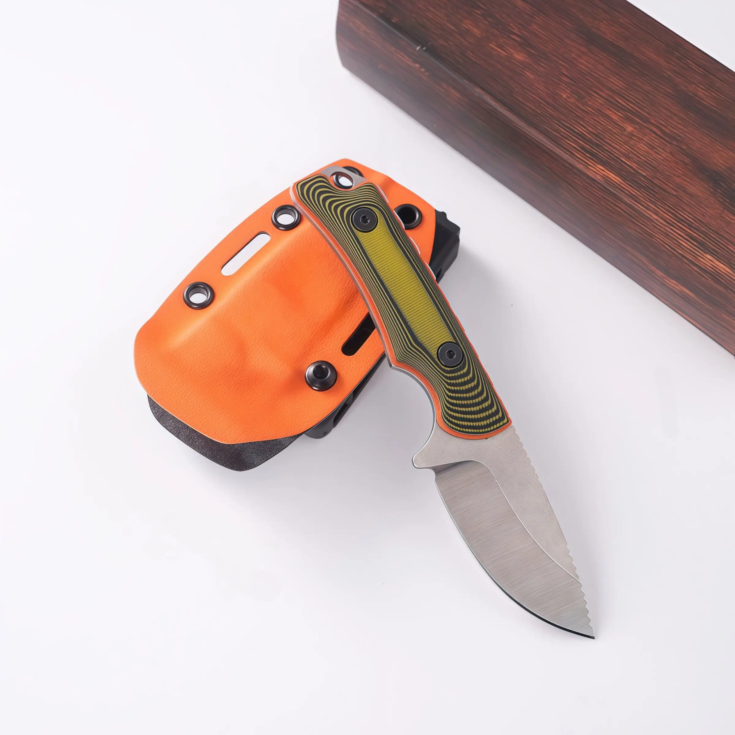 1pc 15017 Straight Knife, High Hardness Blade, Portable Kitchen Tool, Ideal for Camping, Hiking, Fishing, Men's Gift, Holiday Gift, Stainless Steel Blade, Straight Edge Knives