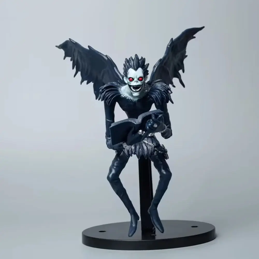 Death Note Ryuk Figure Model, 19cm Height, Detailed Bat Wings, Eyes, Death Note Prop, PVC Material, Anime Collectible, figurine collectibles, Gift for Fans