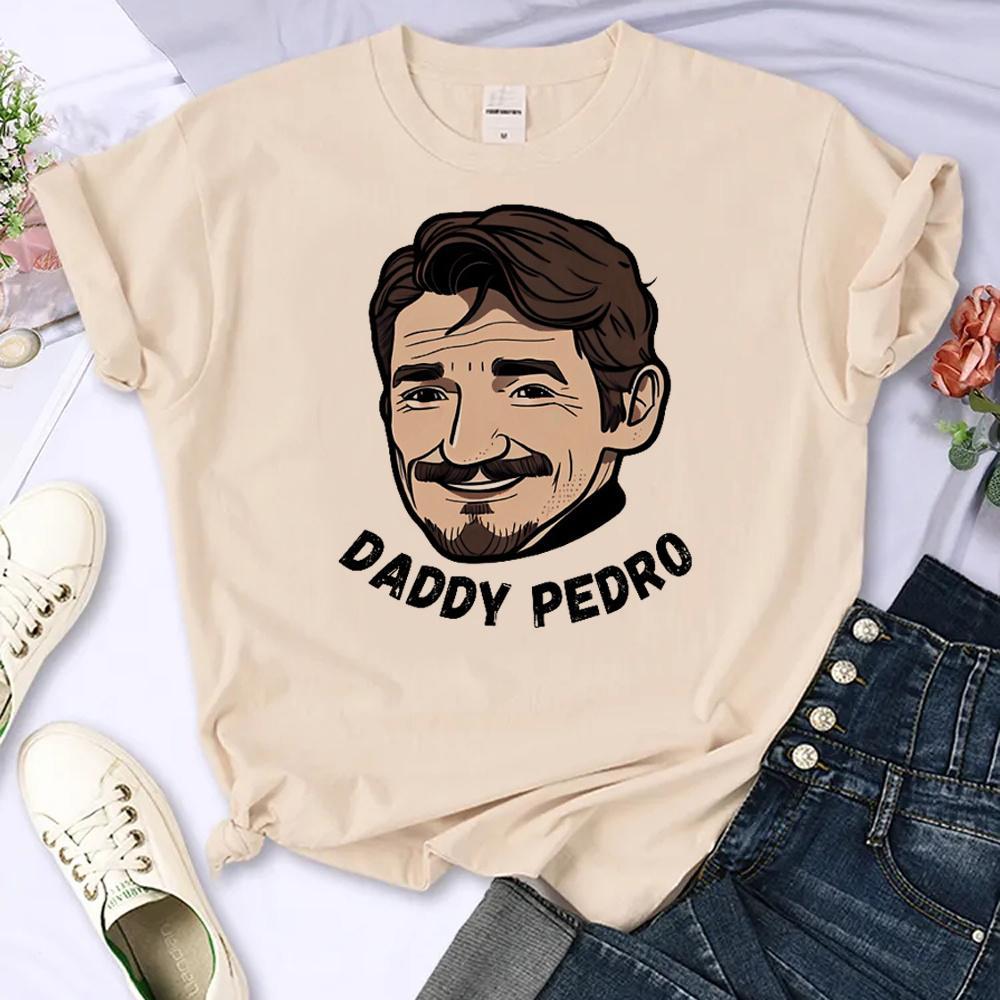 Pedro Pascal t shirt women summer anime t-shirts girl streetwear clothing