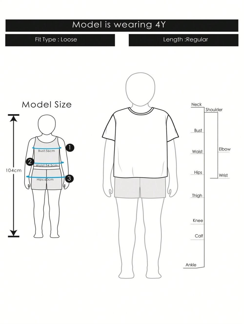 Children's summer cotton T-shirt, loose round neck with short sleeves, simple and popular cartoon print, stylish and multifunctional, breathable and comfortable, sizes 100-160.