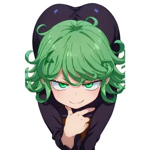 Anime-style car sticker- Cartoon girl illustration vinyl decal| 2D flat graphic design, green-haired character- waterproof and self-adhesive, suitable for car windows, bumpers, bodywork, laptops, helmets, mobile phones- decorative vehicle enhan