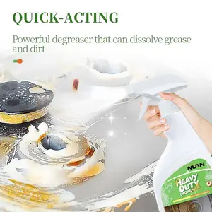NUAN heavy duty degreaserNUAN Super Fast Kitchen Degreaser – Cleans Oil Stains from Stoves & Range Hoods